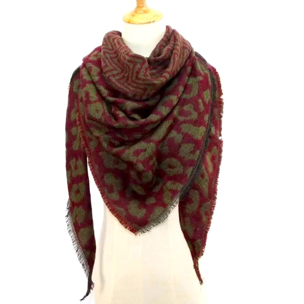 Leopard scarf